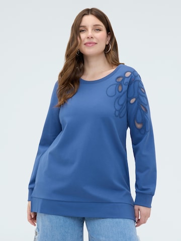 Pull-over Fiorella Rubino en bleu : devant