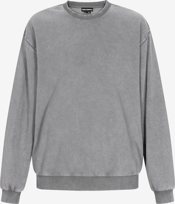 TUFFSKULL Sweatshirt in Grau: Vorderseite