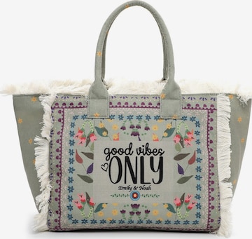 Emily & Noah Shopper 'Elea' in Groen: voorkant