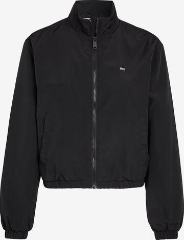 Veste mi-saison 'Essential' Tommy Jeans en noir : devant