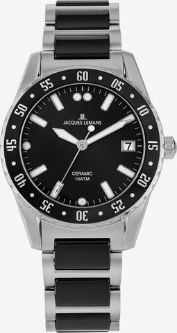 Jacques Lemans Analog Watch in Black: front