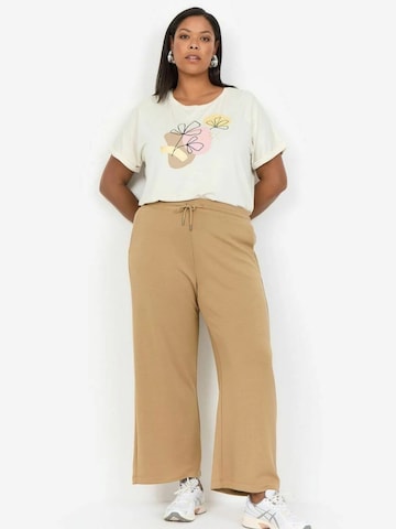 Wide leg Pantaloni 'Sabina' di Wasabi Concept in marrone