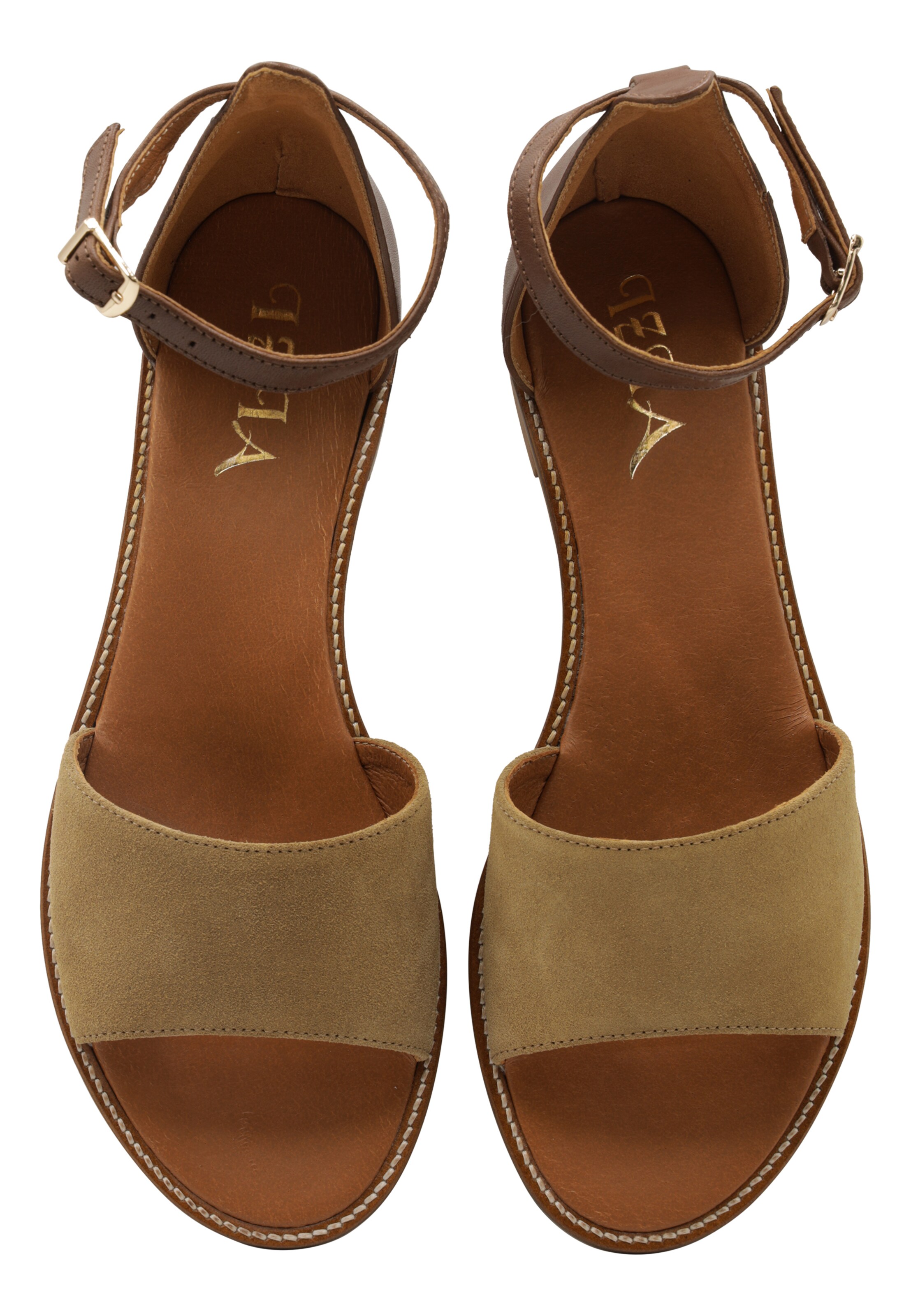 IZIA - Sandalias con hebilla en amarillo