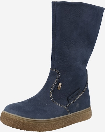Däumling Boots in Blue: front