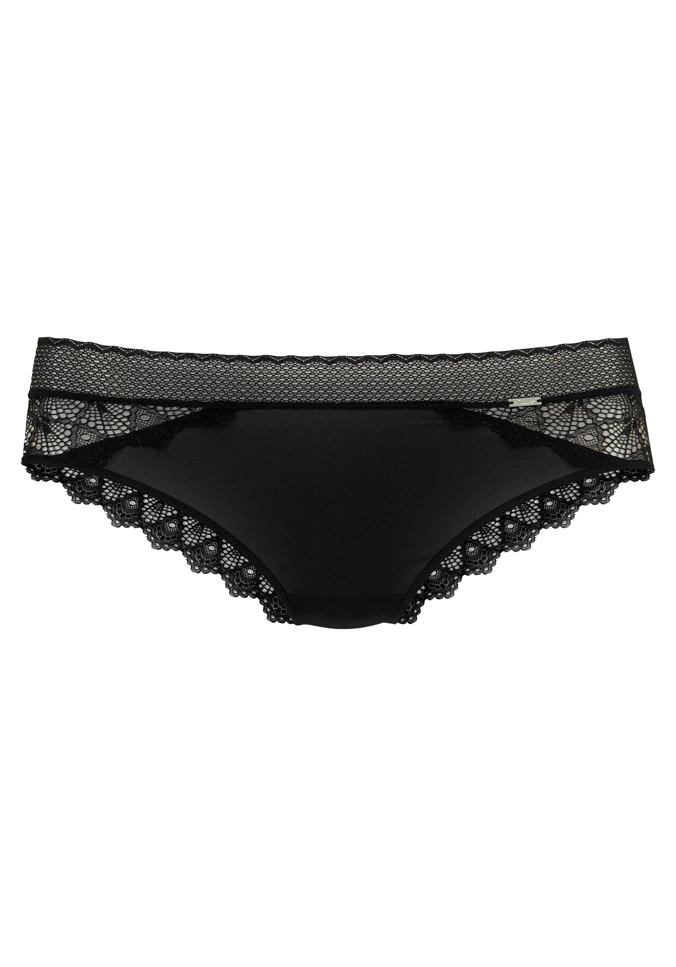 s.Oliver Slip in Schwarz: Vorderseite