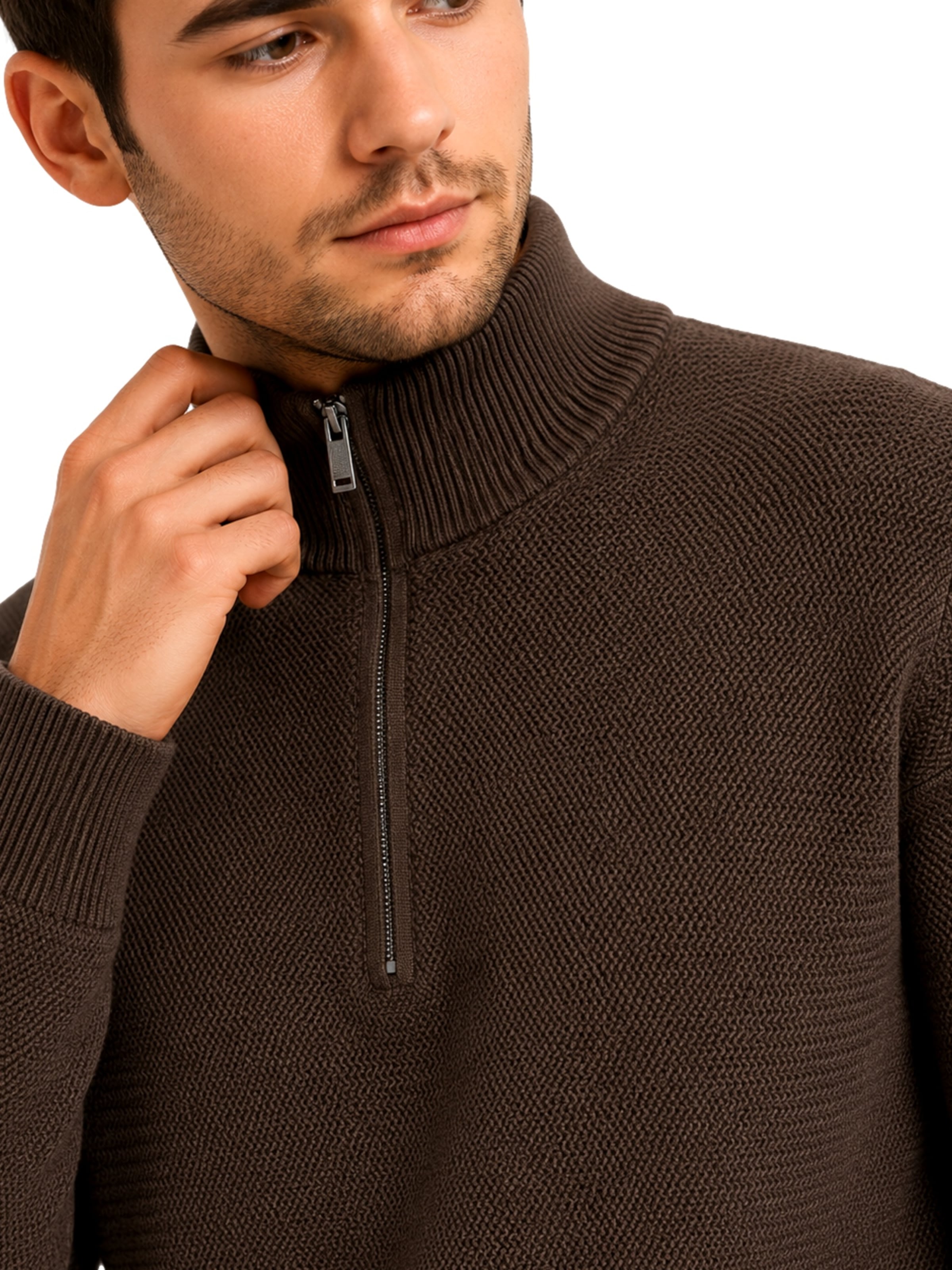 Only & Sons Pullover 'ONSCARTER' in Braun