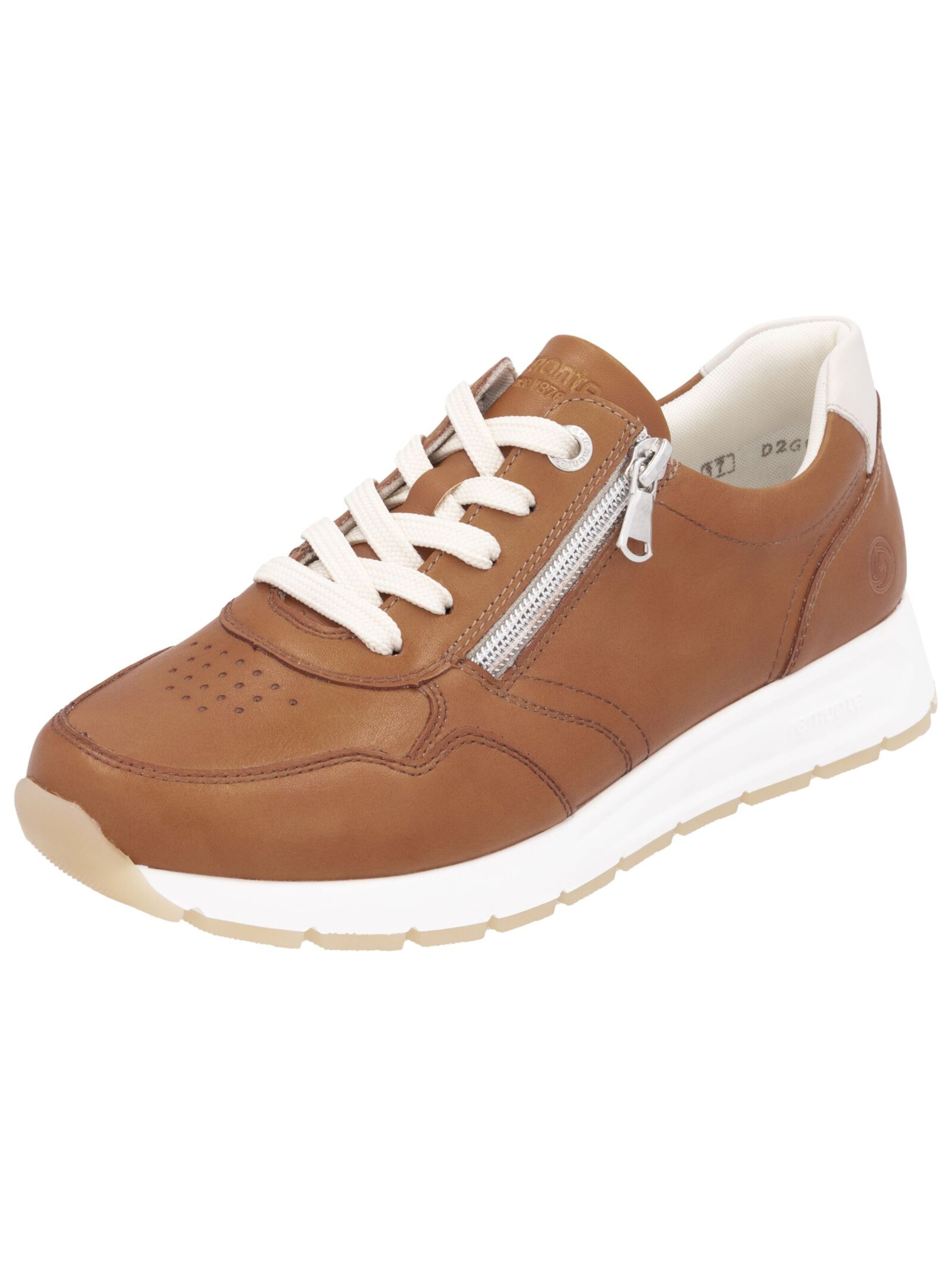 Baskets basses REMONTE en marron : devant