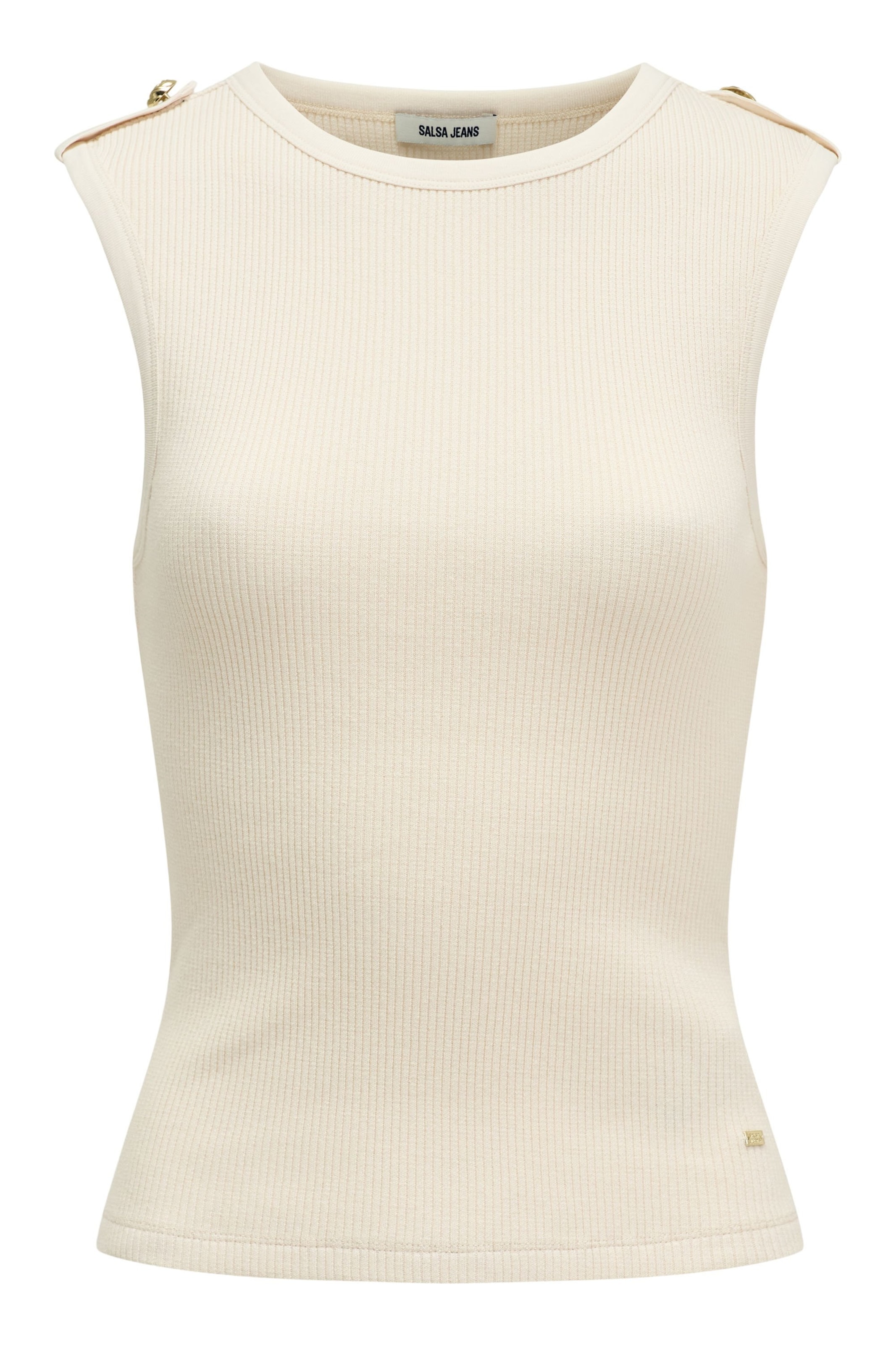 Haut Salsa Jeans en beige : devant
