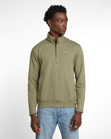 G-STAR Sweatshirt 'Nifous' in Groen: voorkant