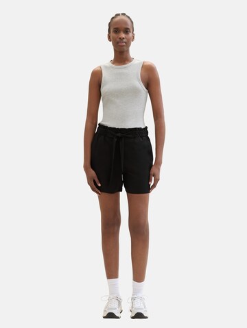 TOM TAILOR DENIM Regular Broek in Zwart