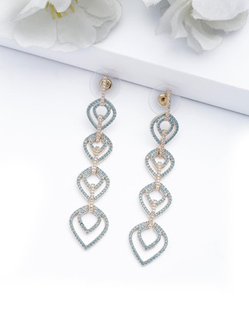 AVANT-GARDE PARIS Ohrringe 'Klaraya' in Blau