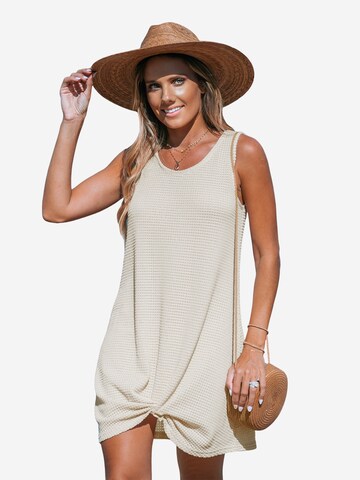 Cupshe Beach Dress in Beige