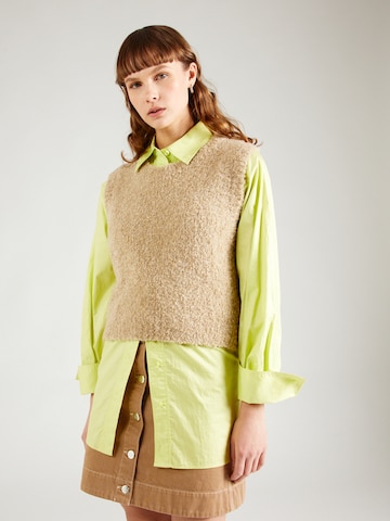 Pull-over 'Hardwick' modström en beige : devant