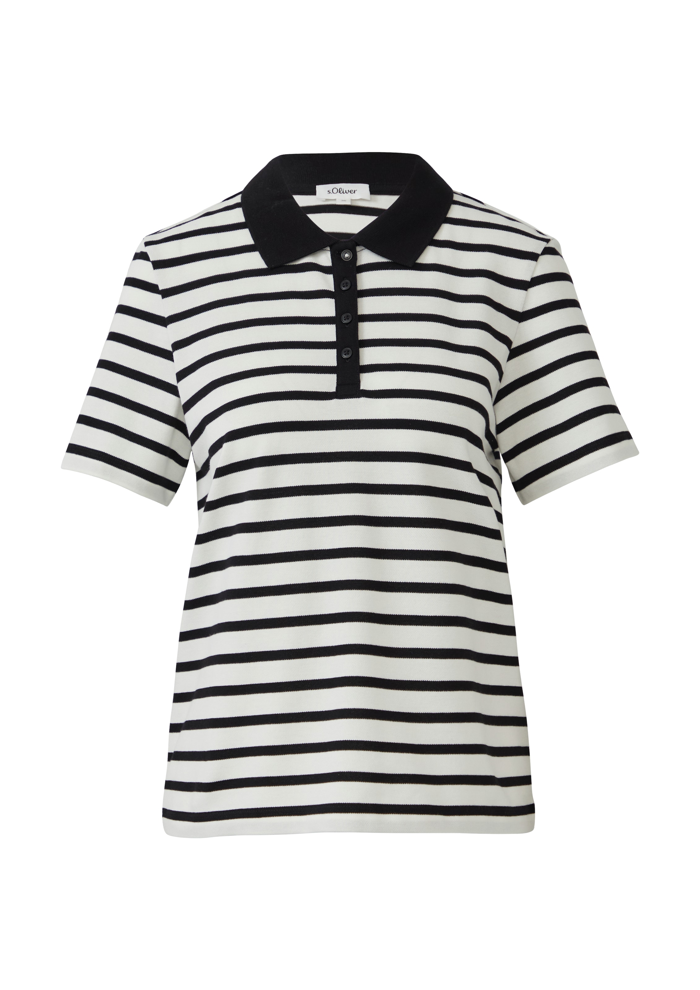 s.Oliver Shirt in Schwarz: Vorderseite