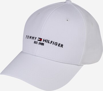 TOMMY HILFIGER Cap in White: front