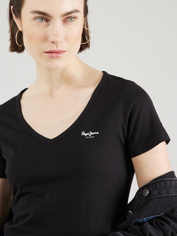T-shirt 'CORINE' Pepe Jeans en noir