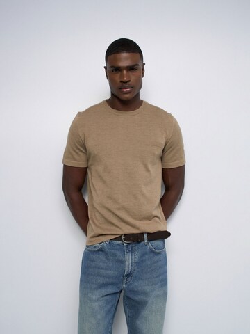 T-Shirt Salsa Jeans en beige : devant