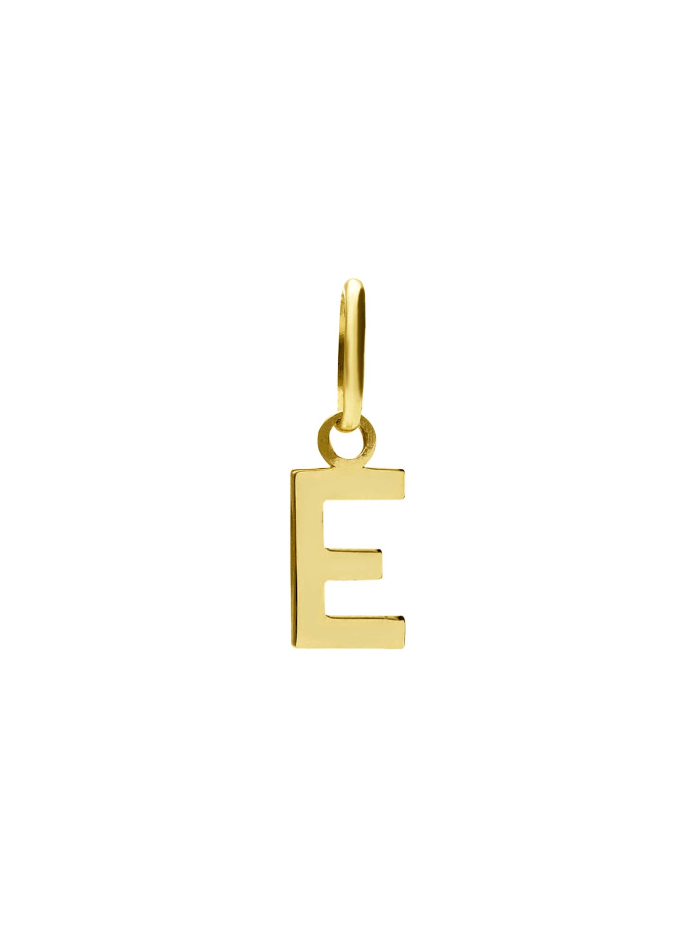 Lucardi Pendant 'Klassisch' in Gold: front