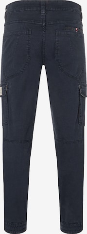 TIMEZONE Regular Cargo Pants 'Roger' in Blue