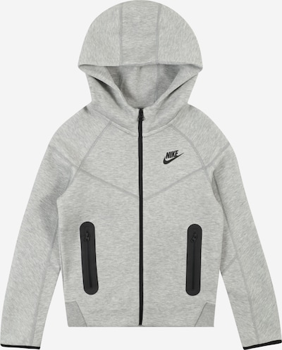 Nike Sportswear Športna jakna | pegasto siva / črna barva, Prikaz izdelka