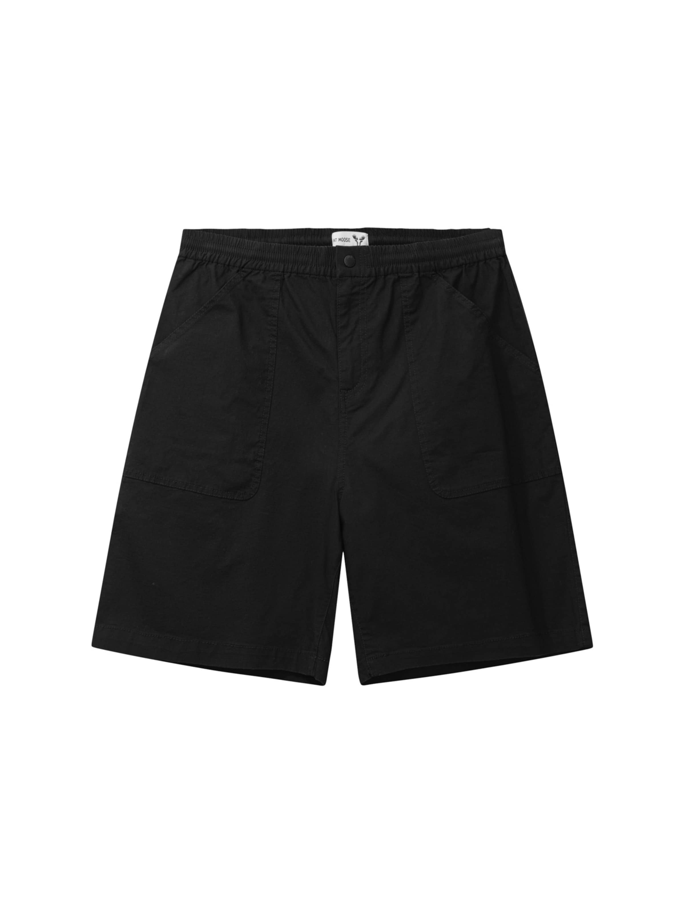 Fat Moose - regular Pantalón 'Malone' en negro: frente