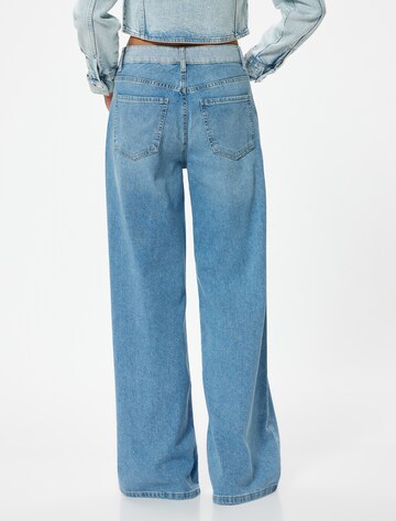 Koton Wide Leg Jeans in Blau