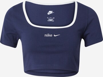 Nike Sportswear Shirt in Blauw: voorkant