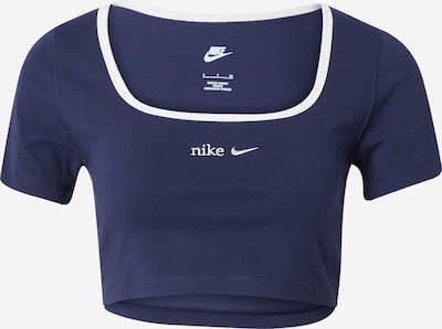 Nike Sportswear Μπλουζάκι σε ναυτικό μπλε / λευκό, Άποψη προϊόντος