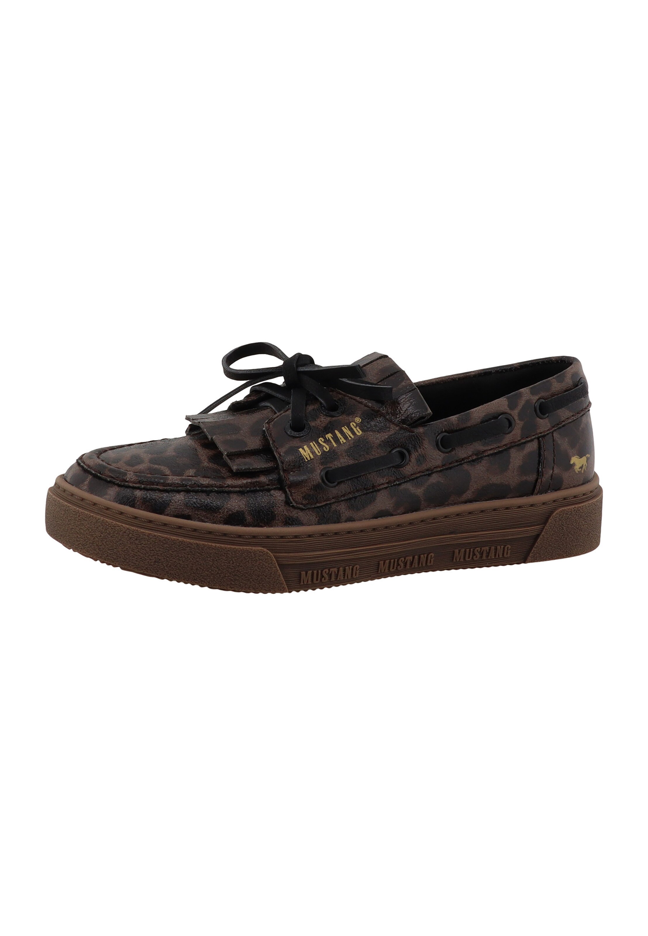 MUSTANG - Mocassins em castanho: frente