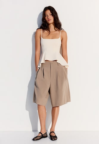 Bershka Top in Beige
