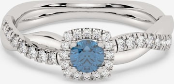 Bague Diam Addict en blanc : devant