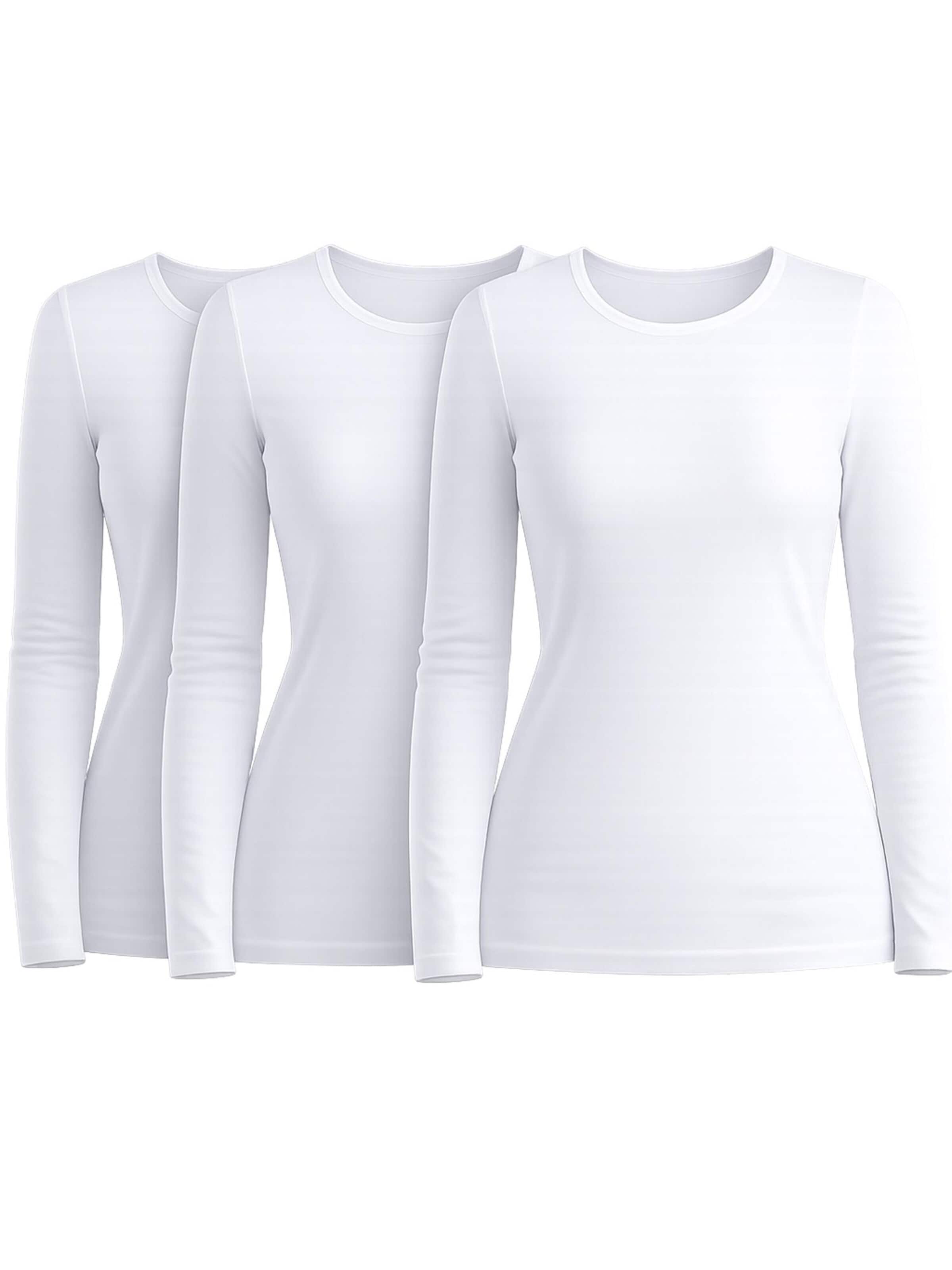 Schöller Shirt 'Langarm-Shirt-3er' in White: front