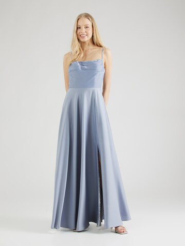 Laona - Vestido de noche en azul: frente
