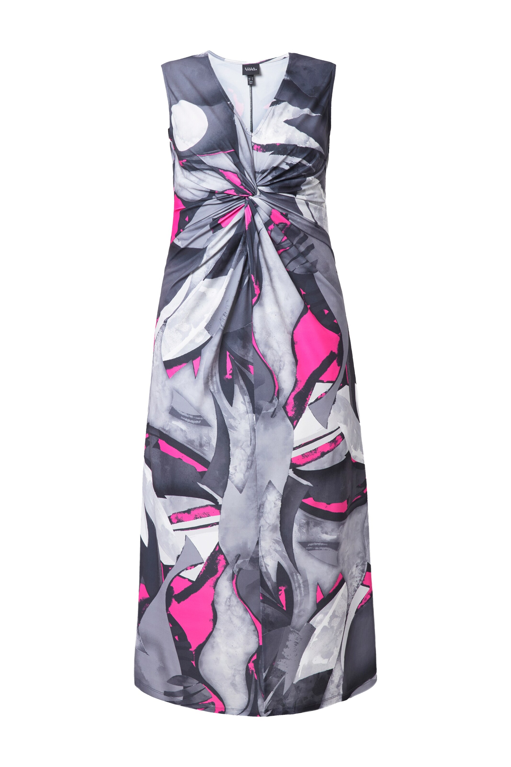 Ulla Popken Kleid in Grau: Vorderseite