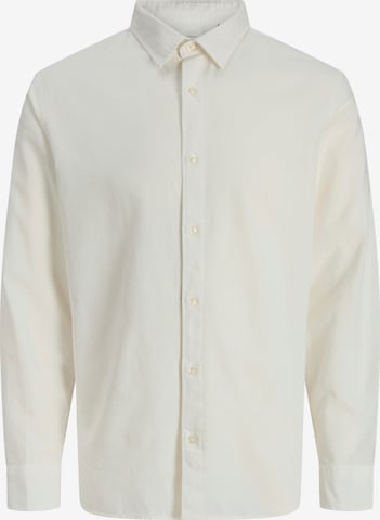 Jack & Jones Junior Button up shirt 'JJEBREEZE' in White: front