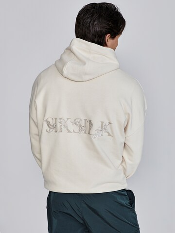 SikSilk Sweatshirt 'Filigree' in Beige