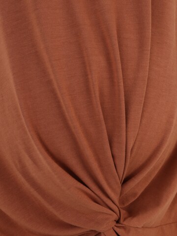 Mamalicious Curve Shirt 'MACY' in Brown