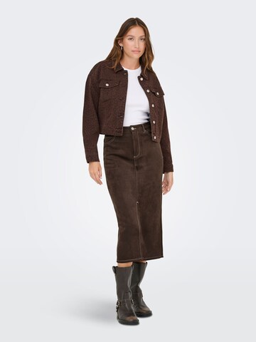 Jupe 'ONLStina' ONLY en marron
