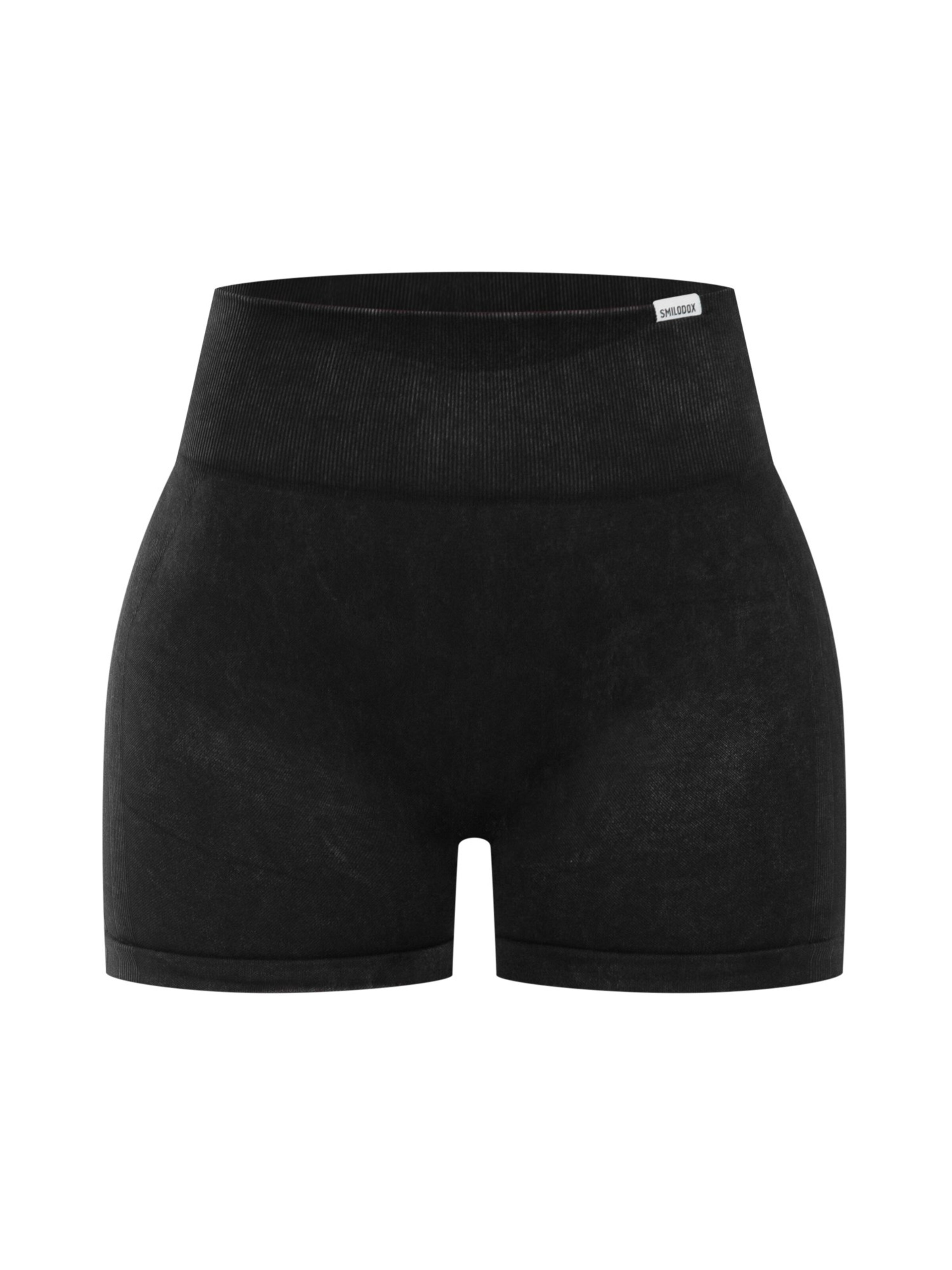 Smilodox Tapered Shorts ' Cetrina Pro ' in Schwarz: Vorderseite