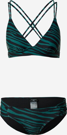PROTEST Sportbikini 'MISSIE' in smaragd / schwarz, Produktansicht