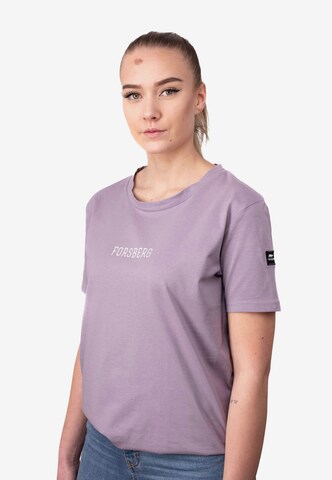 FORSBERG T-Shirt 'Ilma' in Lila