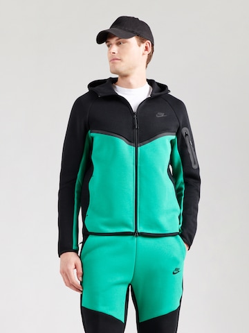 Nike Sportswear Кофта на молнии 'Tech Fleece' в Черный: спереди
