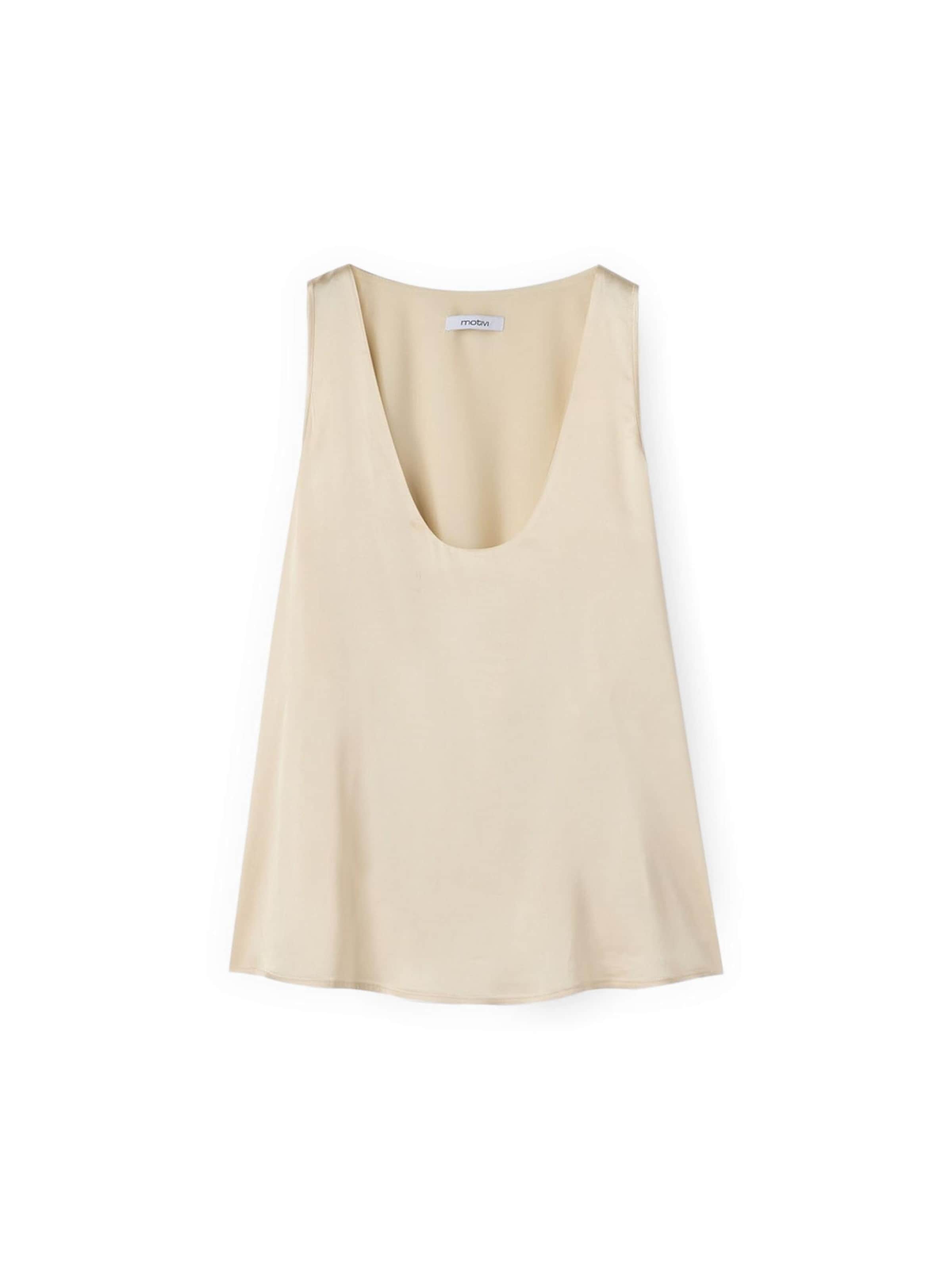 MOTIVI Top in Wit: voorkant