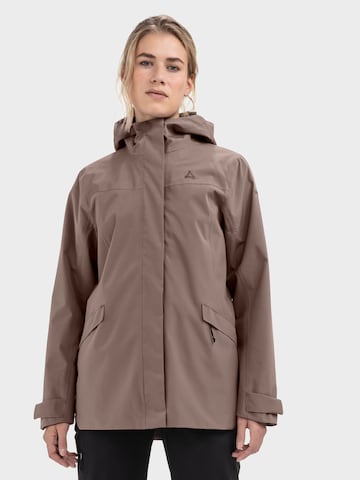 Veste outdoor 'Style Smue WMN' Schöffel en marron : devant
