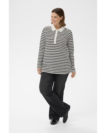 KAFFE CURVE Shirt 'KCmiana' in Wit