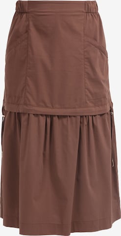 HELMIDGE Skirt in Brown: front