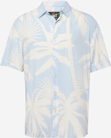 Key Largo Regular fit Button Up Shirt in Blue: front