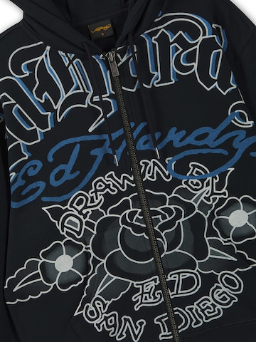 Ed Hardy - Sudadera con cremallera 'Gothic Roses' en negro