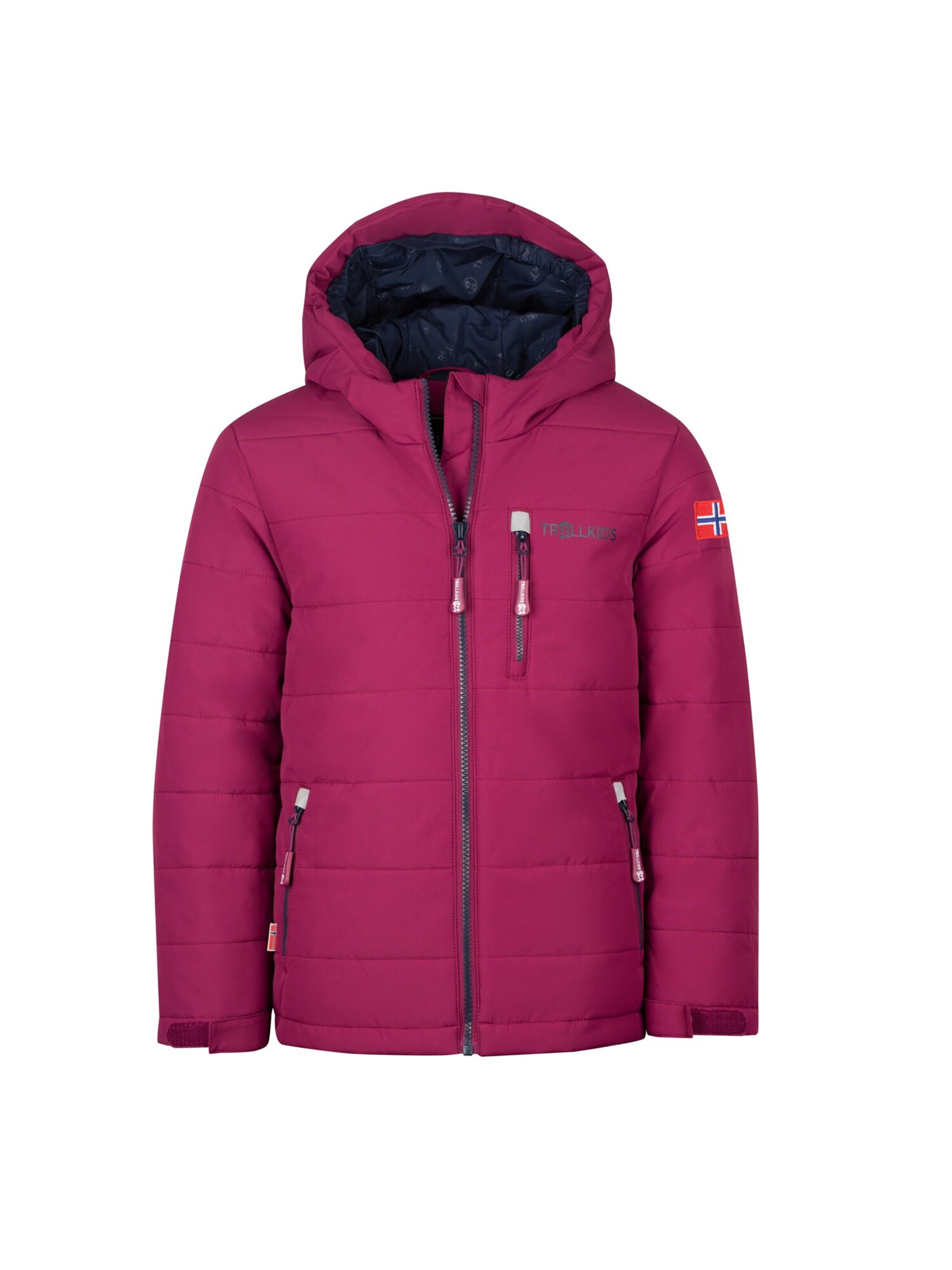 TROLLKIDS Winter Jacket in Purple: front