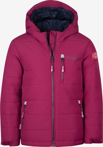 TROLLKIDS Winter Jacket in Purple: front